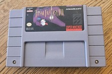 Final Fantasy III (Super Nintendo SNES, 1994) Authentic Cartridge Only 