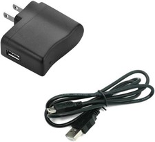 TI-84 TI84 Plus CE Graphing Calculator Charger Power Cord & Wall AC Silver