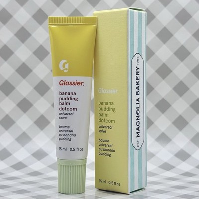 Glossier x Magnolia Bakery BANANA PUDDING Balm Dotcom Ltd Ed   NEW IN BOX   