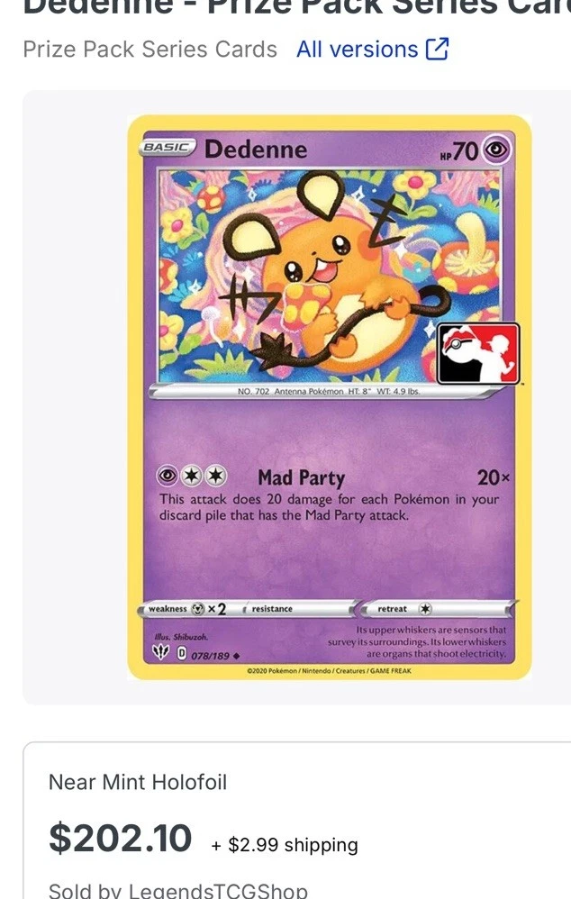 dedenne pokemon card price Dedenne Pokémon TCG Cards for sale