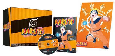 NARUTO - BOX BOX BOX KOMPLETTE SERIE IN 32 VERSIEGELTEN DVD 5 JAHRESZEITEN ZEITUNG