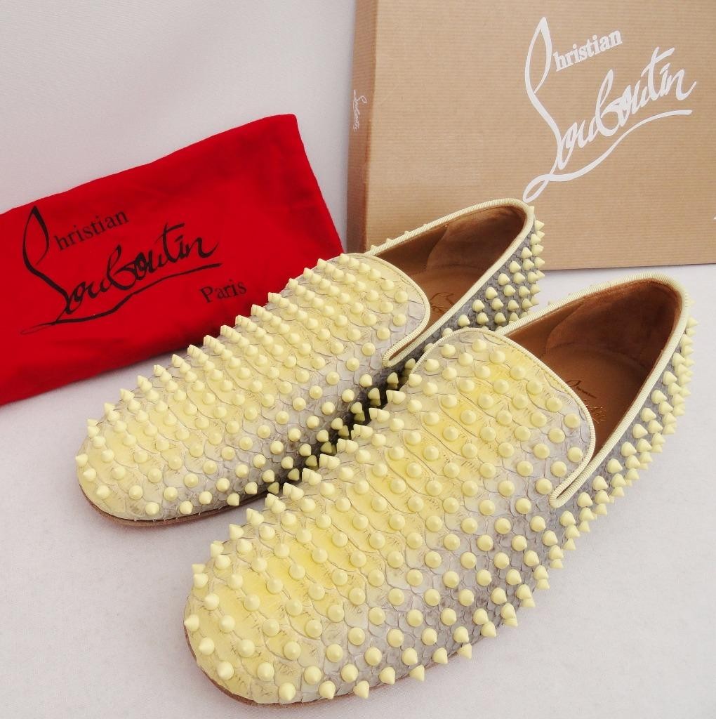 Christian Louboutin Python Spike Loafers UK9 EU43 US10 Shoes  display picture 1