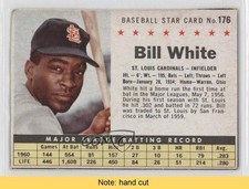 1961 Post Bill White (Hand Cut) #176 READ a4l
