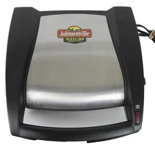 Johnsonville Sizzling Sausage Indoor Electric Grill Countertop BTG-0498 NO TRAY