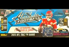 PYT #2468- 6x 2025 Panini Absolute Football FOTL Hobby Boxes (Half Case)