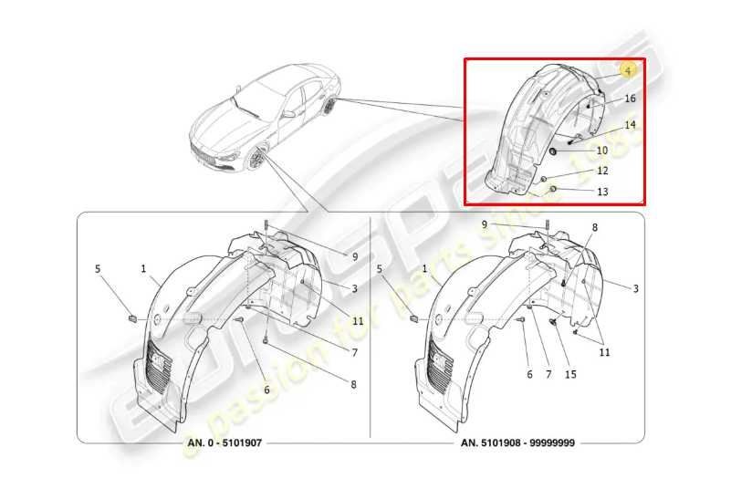 14-16 Maserati Ghibli S Q4 Rear Left Side Wheelhouse Liner Splash Shield *ReaD*