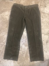 RALPH LAUREN PURPLE LABEL BROWN CORDUROY PANT SIZE 36/28.5MADE IN ITALY READ