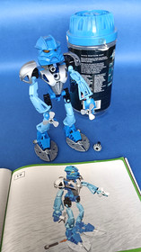 LEGO 8570 BIONICLE - TOA NUVA GALI NUVA - COMPLETE SET WITH INSTRUCTIONS + JAR