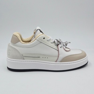 Herrenschuhe GCDS Sneakers Modell B1EU4203AF2 Weiß Beige Leder Stoff