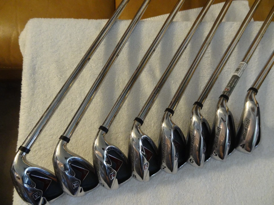 Wilson Staff Di7 #4 + 5 + 6 + 7 + 8 + 9 + G +P Iron Set Right Hand Steel Shafts - Image 4 of 4