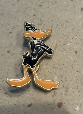 Vintage Daffy Duck Enamel Pin - Looney Tunes Warner Bros. Cartoon Character