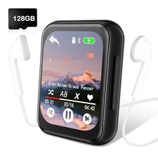 128GB MP3 Player with Bluetooth 5.3, Portable Digital Lossless Music Player 