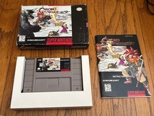 Chrono Trigger (SNES, 1995) - Box, Manual, Authentic