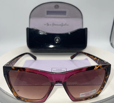 Lulu by Lulu Guinness Sunglasses Womens Tortoise Pink Cat Eye Gradient Case LL03