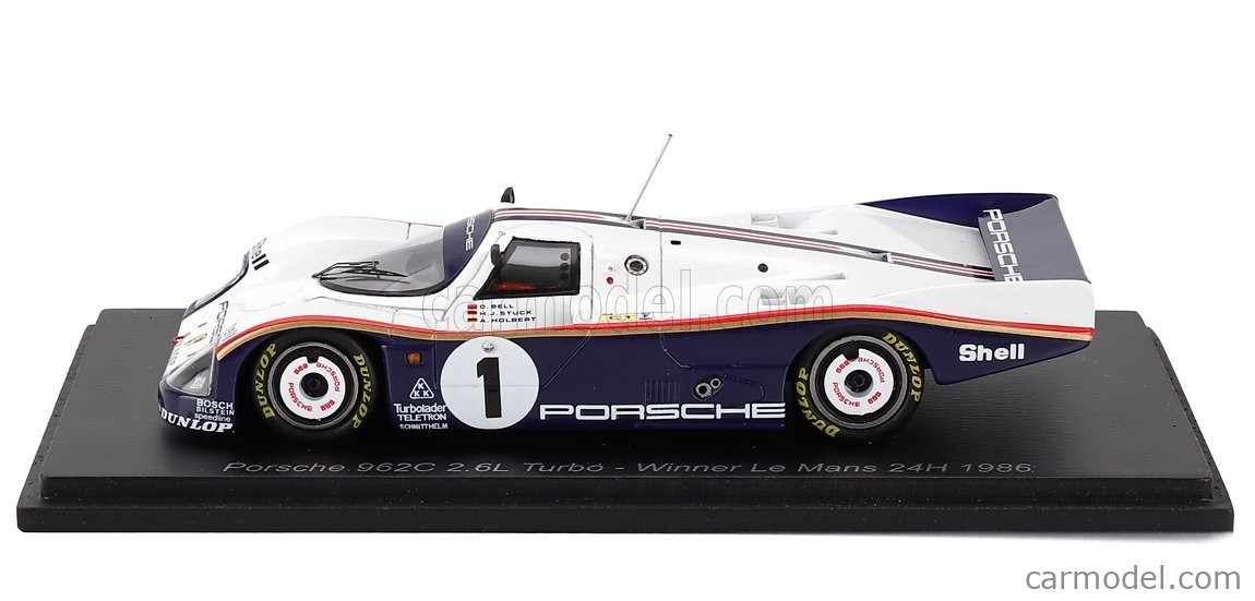 Spark 43LM86 Porsche 962c 'rothmans' #1 Le Mans Winner 1986 - 1/43