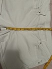 Levis Jean Shorts Womens 32 Mid Length White Denim Cuffed — photo 7