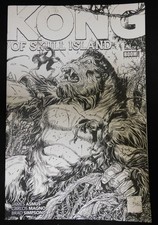 KONG OF SKULL ISLAND 1 F BOOM COLORING BOOK VARIANT COMIC ASMUS MAGNO 2016 NM