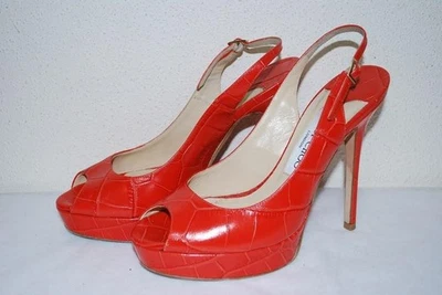 Women Jimmy Choo Heels Red 37 - Bild 1 von 3
