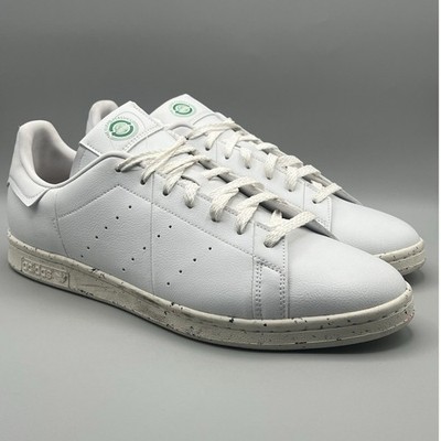 Adidas Stan Smith Vegan Clean Classic White Beige Shoes - Men's Size 14 NEW