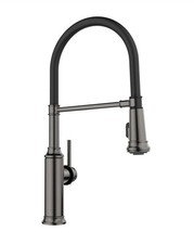 Blanco 443264 Empressa Semi Pro Single Hole Kitchen Faucet. Satin Dark Steel