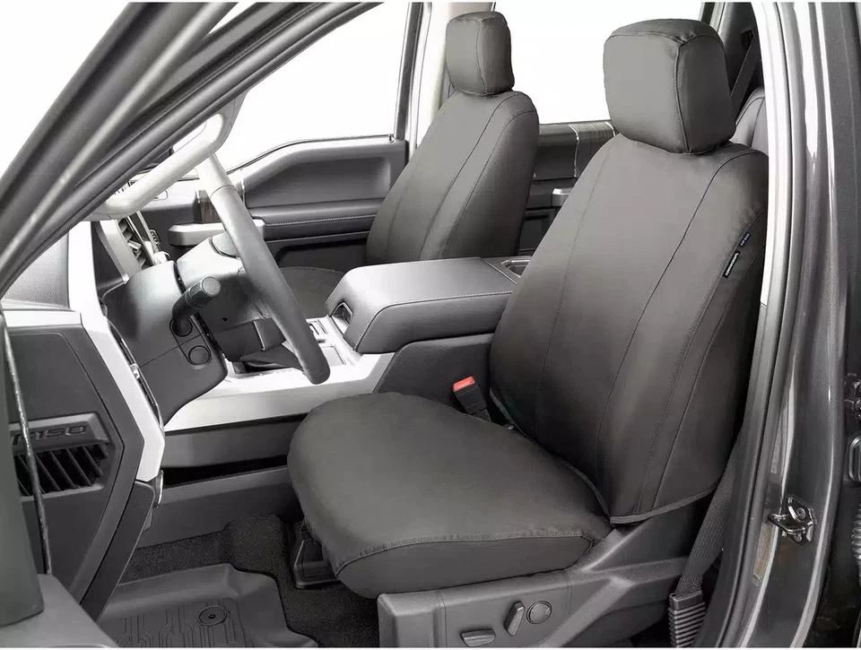 Covercraft Polycotton Seat Saver Custom Seat Covers, Grey Foto 2 de 4