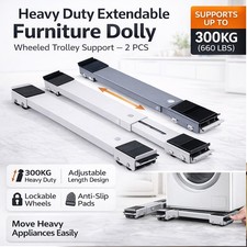Extendable Appliance Roller Mover Trolley For Furniture Washing Machine Dryer