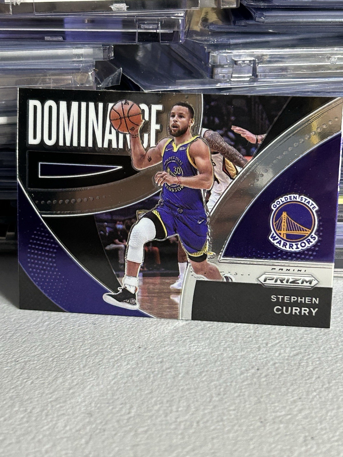 2021-22 Panini Prizm - Dominance Stephen Curry #14 Silver Prizm
