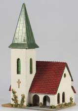 Faller HO #240 Church - Composition Material, 1950s