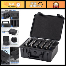 5-Bay Hard Drive Storage Case for 3.5" HDD  2.5" SSD - Shockproof, IP54, Anti-S