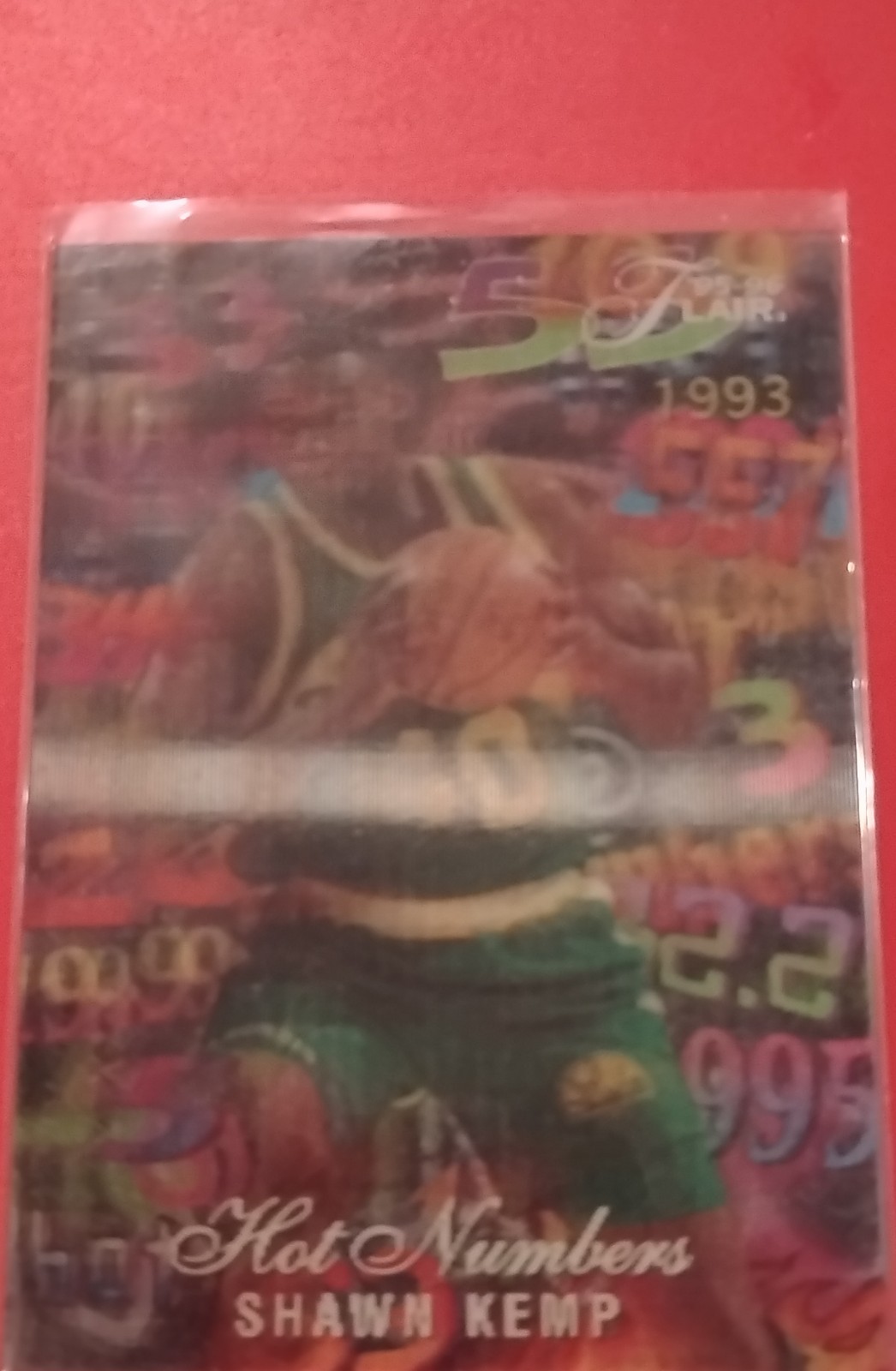 1995-96 Flair - Hot Numbers Shawn Kemp #5