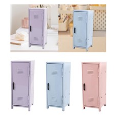 Mini Locker Miniature Box Metal Cute Multi Functional Desktop Storage Organizer