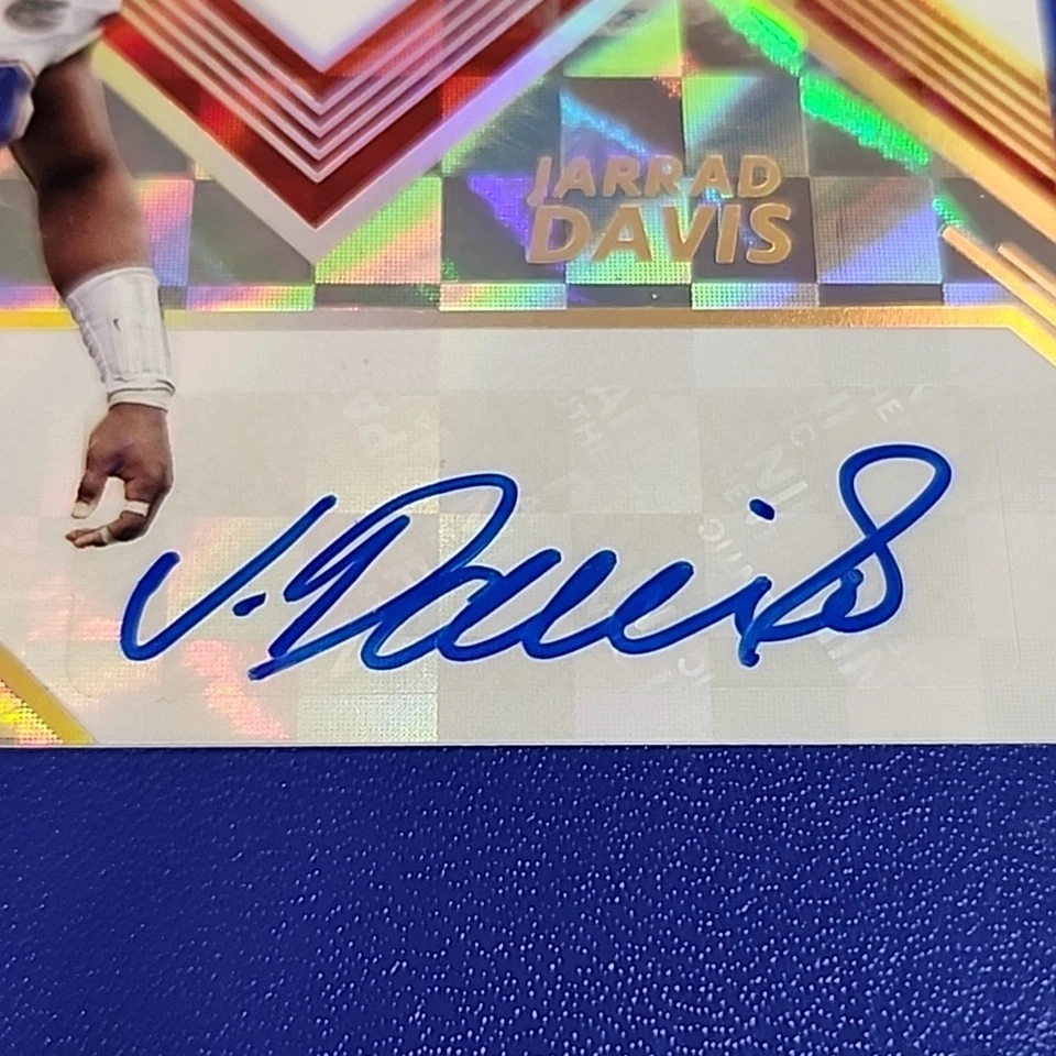 2017 Donruss Elite Elite Rookie Auto Red 046/199 Jarrad Davis #RA24 Auto RC - Image 2 of 4