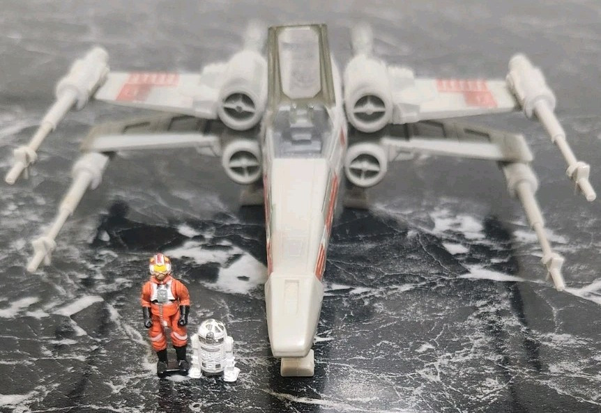 Star Wars Action Fleet X-Wing Miniature Spaceship 1995 Galoob