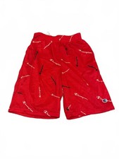Champion Boys Large Shorts Red Casual Comfort Fit