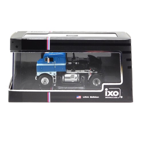 IXO Models 1950 Kenworth Bullnose Blue Semi Truck 1:64 Diecast
