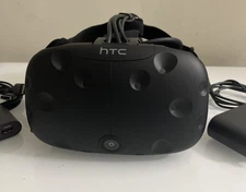 HTC Vive Virtual Reality Headset Only w/ Link Box and Cables