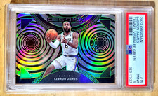 2022 PSA 9 MINT LEBRON JAMES OBSIDIAN TUNNEL VISION GREEN /25 G6590
