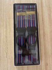 Traditional Albert Thurston Suspenders with Goatskin Leather