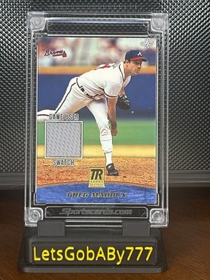 2001 Topps Reserve - Greg Maddux #83  Jersey Fusion 2008 Game used swatch 