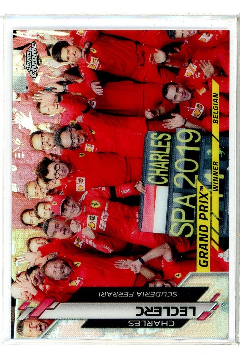 2020 Topps Chrome Formula 1 #145 Charles LeClerc Refractor 1st Year (KD)