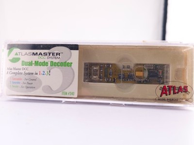 *READ Atlas Master HO DCC System Dual Mode Decoder #340 Commander Generator GOLD