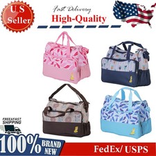 5 Pieces Baby Nappy Diaper Bags Set in Stylish Design with Changing Pad