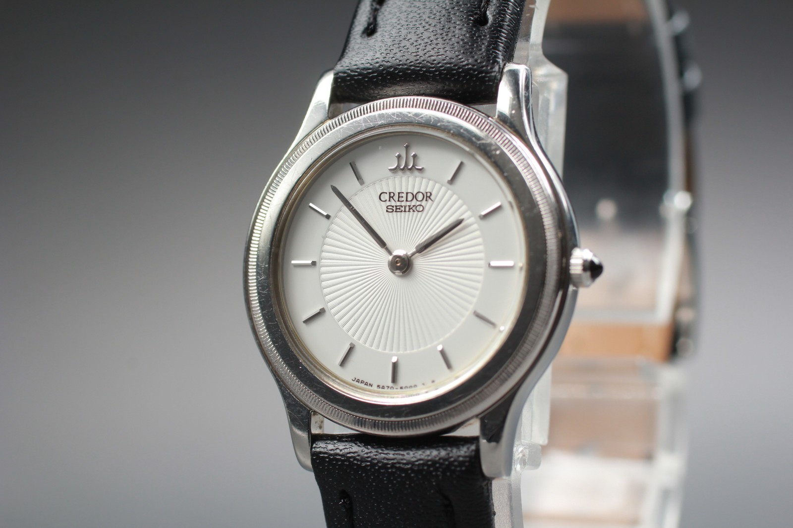 SEIKO 24mm Dial Quartz 5A70-2010 Silver Credor 18KT Women's From JAPAN Watch - vintagewatches.pk