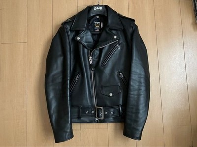 Schott 613UST Onestar Double Riders Lederjacke Tall 38 Rindsleder Authentic