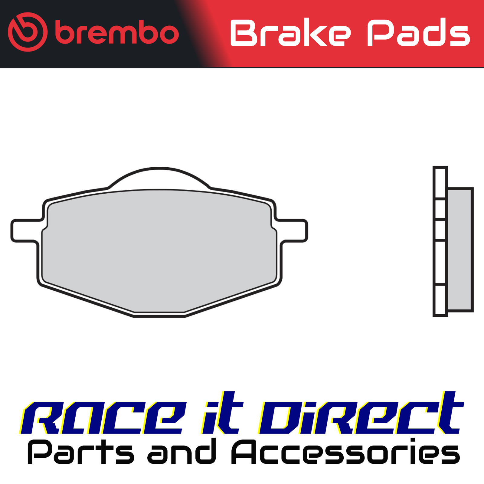 Brake Pads for YAMAHA TDR 125 1993-1998 Rear OG Street Brembo
