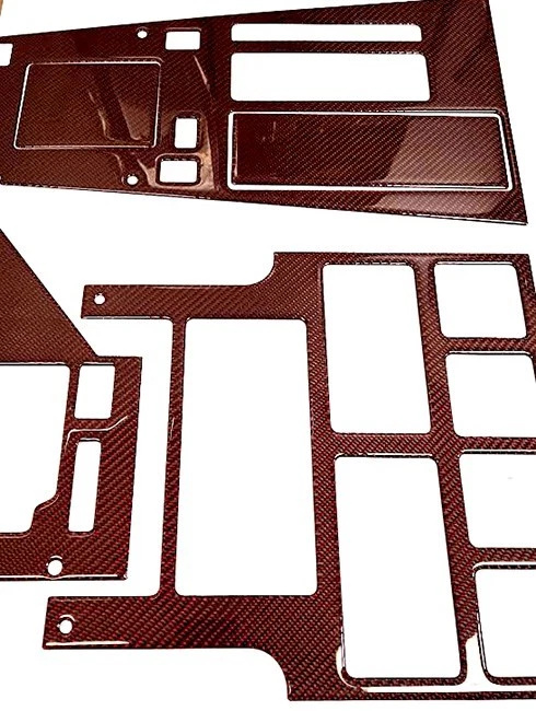 Kit de molduras de tablero de fibra de carbono para Chevrolet Corvette 1986-1989 con palanca de cambios automática Foto 3 de 4