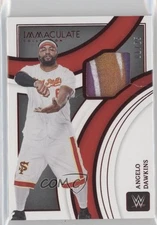 2022 Panini Immaculate WWE Superstar Swatches Red 1/25 Angelo Dawkins 0c3