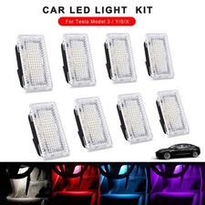 Interior LED Light Kit Model 3 Y S X Trunk Door Footwell