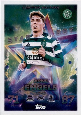 Match Attax Champions League 2025/26 LE12 Arne Engels Starboy Limited Edition
