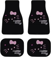 Car Mats Hello Kitty Car Floor Mats 4-set Stain-resistant Car Accessories Car Mats Hello Kitty Car Floor Mats 4-set Stain-resistant Car Accessories